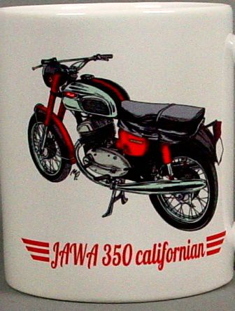 Retro hrnek - Jawa 350 Californian