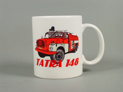 Retro hrnek -  Tatra 148 hasič