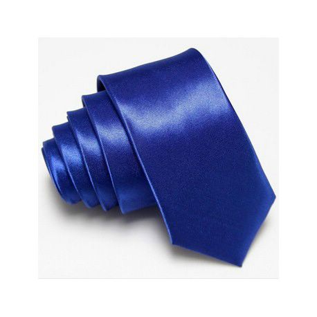 Úzká SLIM kravata modrá