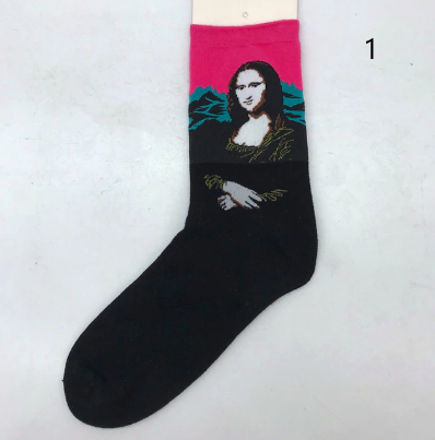 Roztomilé ponožky - retro - Mona Lisa