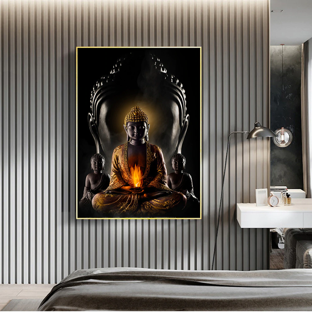 Moderní Buddha tisk na plátně