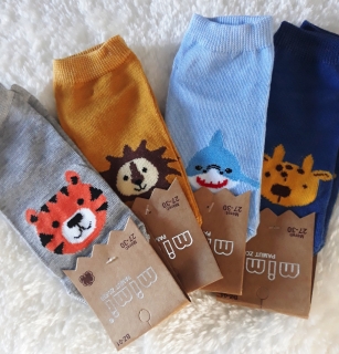 Roztomilé dětské ponožky Zvířátka - 27-30
