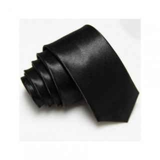 Úzká SLIM kravata černá