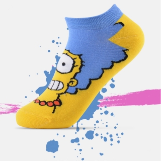  Ponožky kotníkové kreslené postavičky -   Simpson rodina