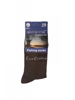 Pánské kotníkové ponožky Fishing sock - Nápis