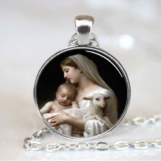 Náhrdelník s přívěškem Panny Marie narození Ježíše