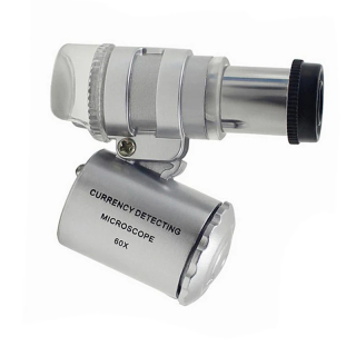 Mini Mikroskop - kapesní lupa s LED světlem