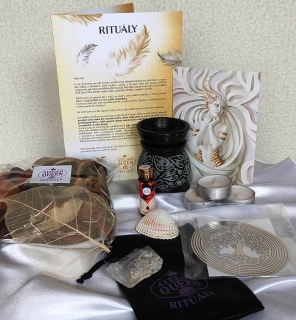 RITUÁL – III. Sada rituálních předmětů na domácí oltář