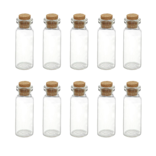 Malé skleněné lahvičky
