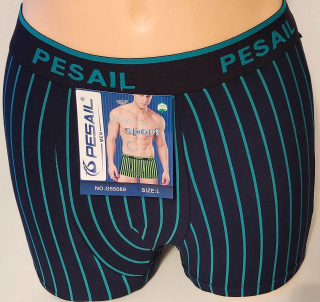  Pánské boxerky PESAIL Modrý proužek